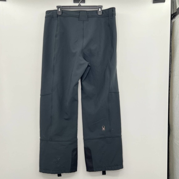Spyder Mens Black Lined Shell Pants Large - Picture 2 of 3